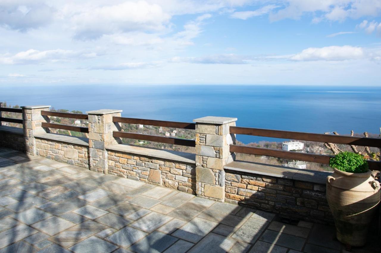 Θαλλώ Luxurious Villa Tsagarada Exterior foto