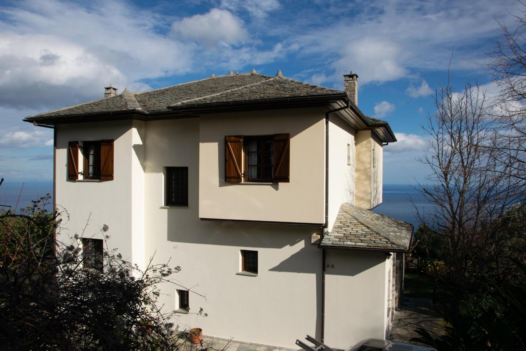 Θαλλώ Luxurious Villa Tsagarada Exterior foto